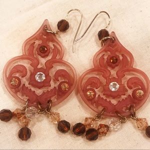 Tarina Tarantino chandelier neutral earrings